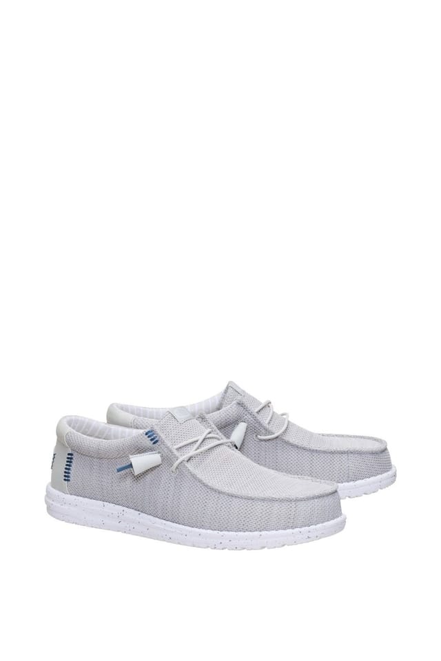 Hey Dude Hey Dude Men's Wally Stretch Sox Slip on Shoe in Blue - 3