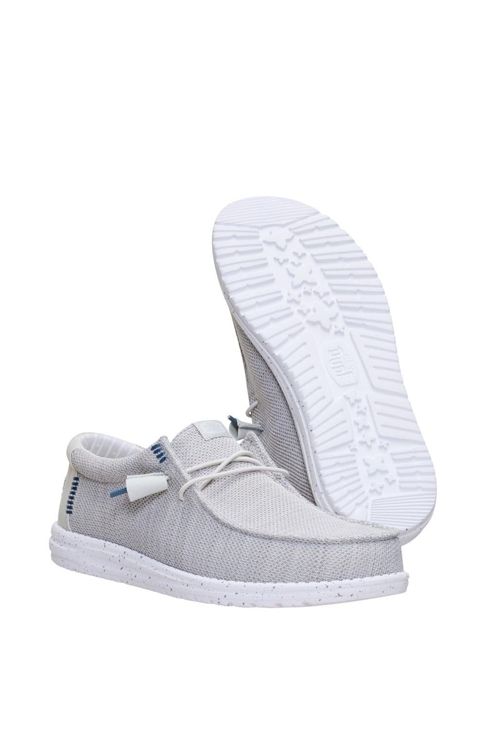 Hey Dude Hey Dude Men's Wally Stretch Sox Slip on Shoe in Blue - 4