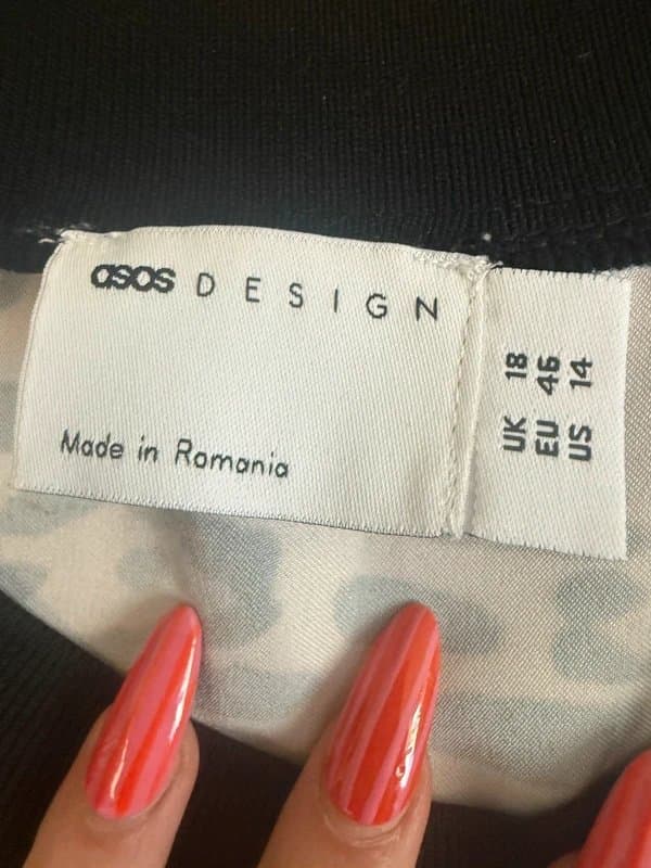 ASOS Satin tshirt dress