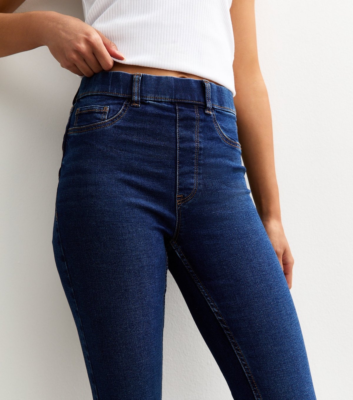 New Look Women's Dark Blue Lift & Shape Emilee Jeggings New Look - 3