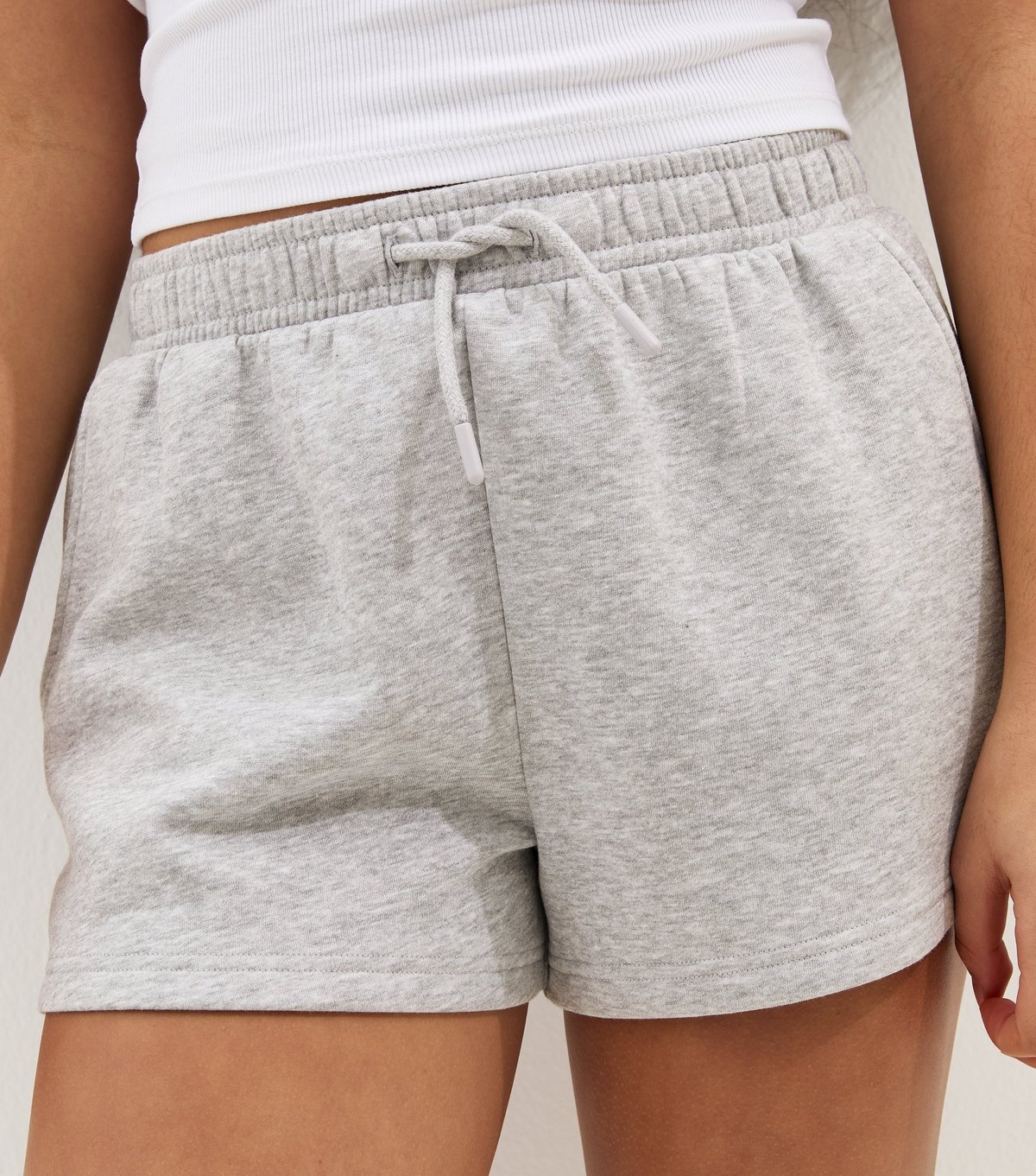 New Look Girls' Dark Grey Drawstring Jogger Shorts New Look - 2