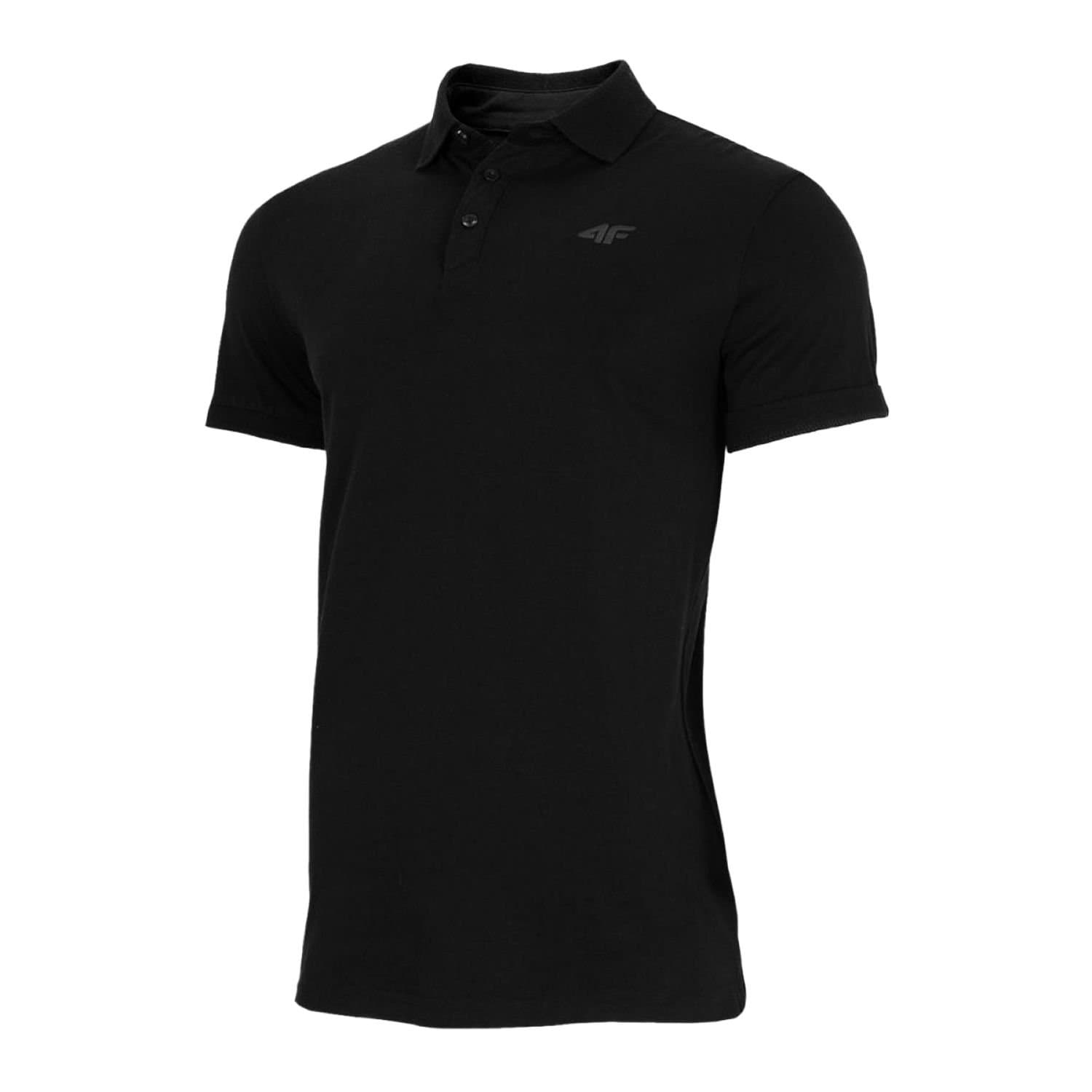 4F 4F Men's H4Z22 TSM355 Polo Shirt in Black