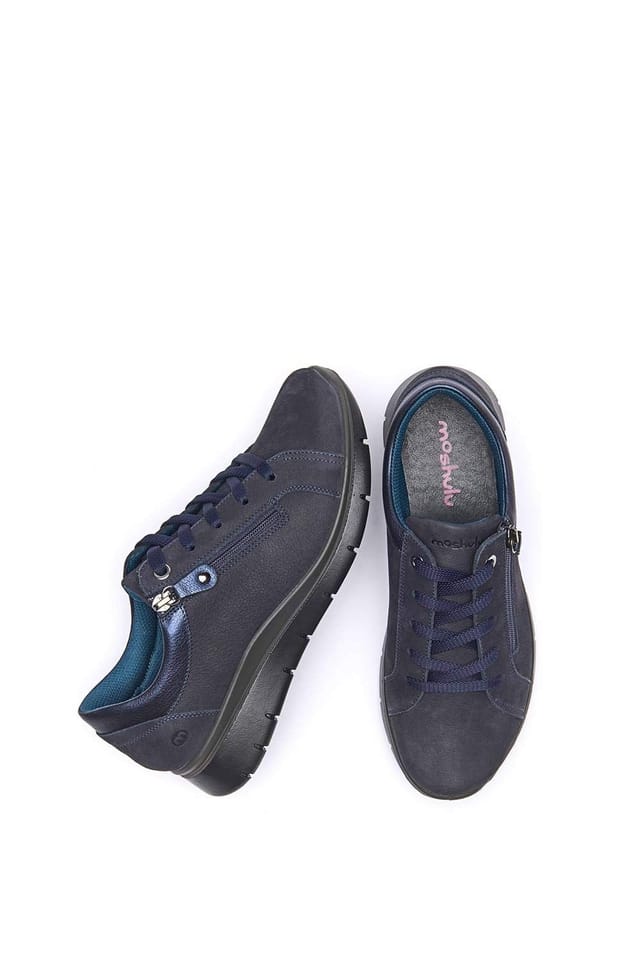 Moshulu Moshulu Women's 'Kensey' Casual Lightweight Trainers in Dark Indigo - 2