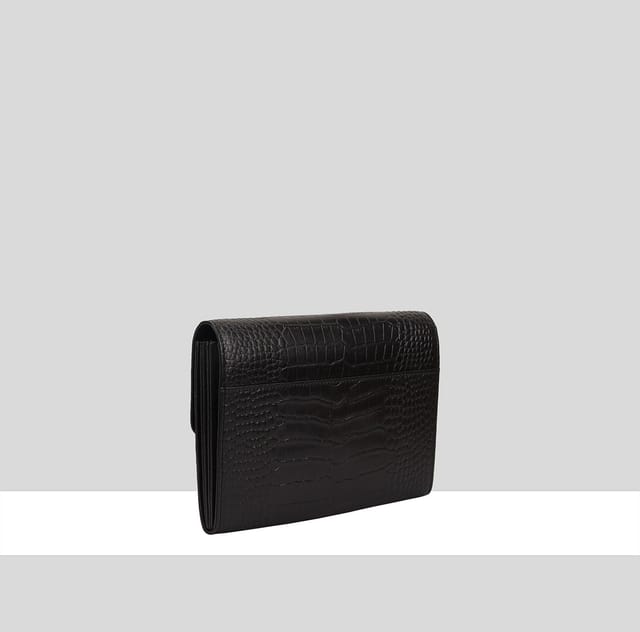 Paul Costelloe Paul Costelloe Women's Florence Leather Purse in Black - 2