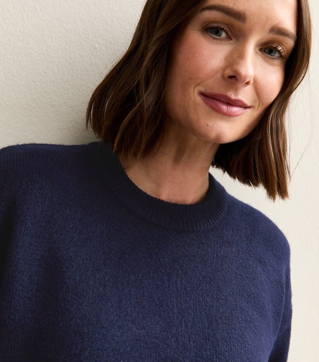 New Look Women's Maternity Navy Crew Neck Jumper New Look - 2