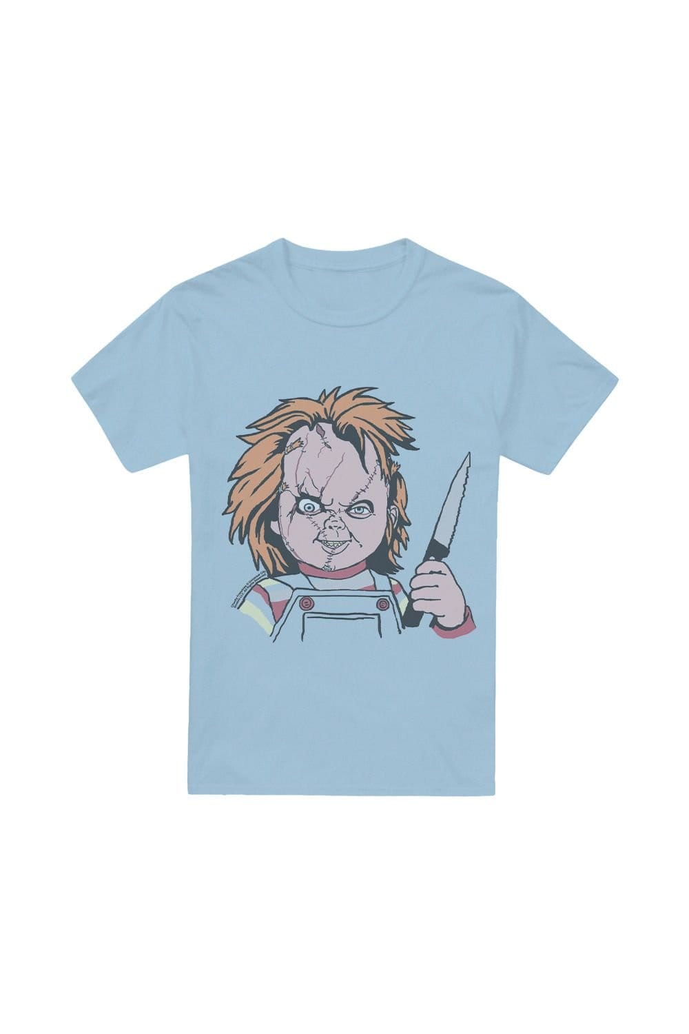 NBCU NBCU Men's Chucky Knife T-Shirt, Light Blue - 4