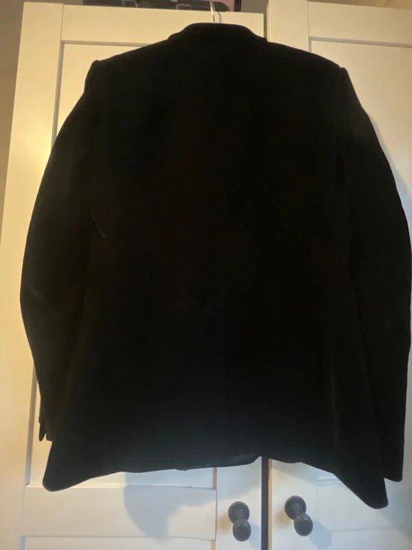 ASOS ASOS Black Double Breasted Velvet Jacket - 1