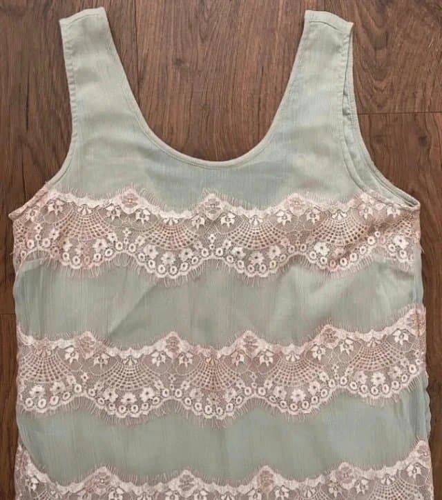 Topshop Super rare vintage Topshop Y2K dress with lace detail immaculate