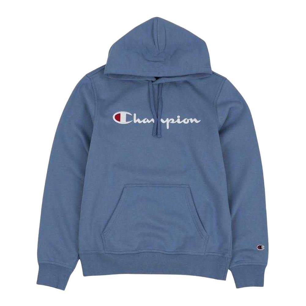 Champion Champion Men's Logo Hoodie in Light Blue