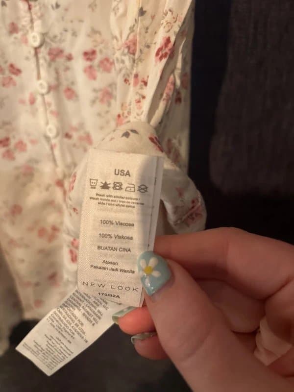 New Look Floral light cami top, size 12