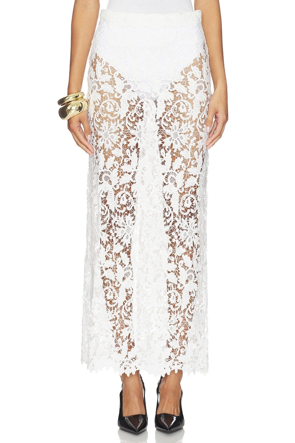 revolve Juliet Lace Skirt - 1