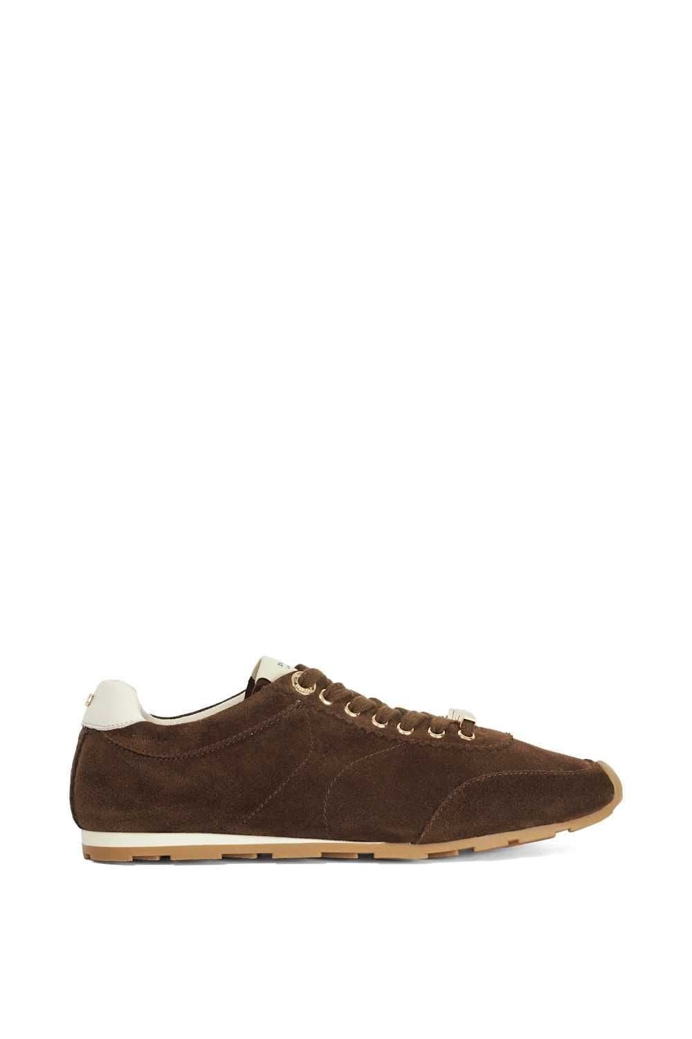 Dune London Dune London Women's 'Evalinna' Suede Trainers in Brown