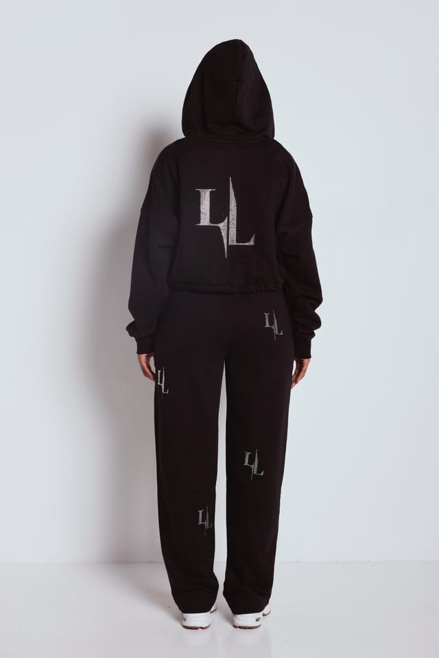 LEMONLUNAR LEMONLUNAR Women's The LL Hoodie in Black - 3