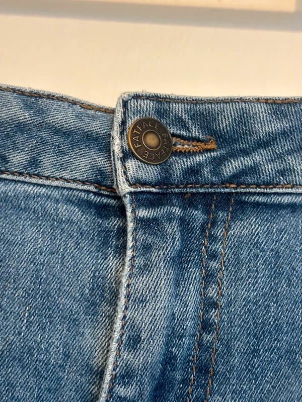 FatFace Fat Face Chesham Girlfriend Jeans | Mid-Wash Blue | UK 16L