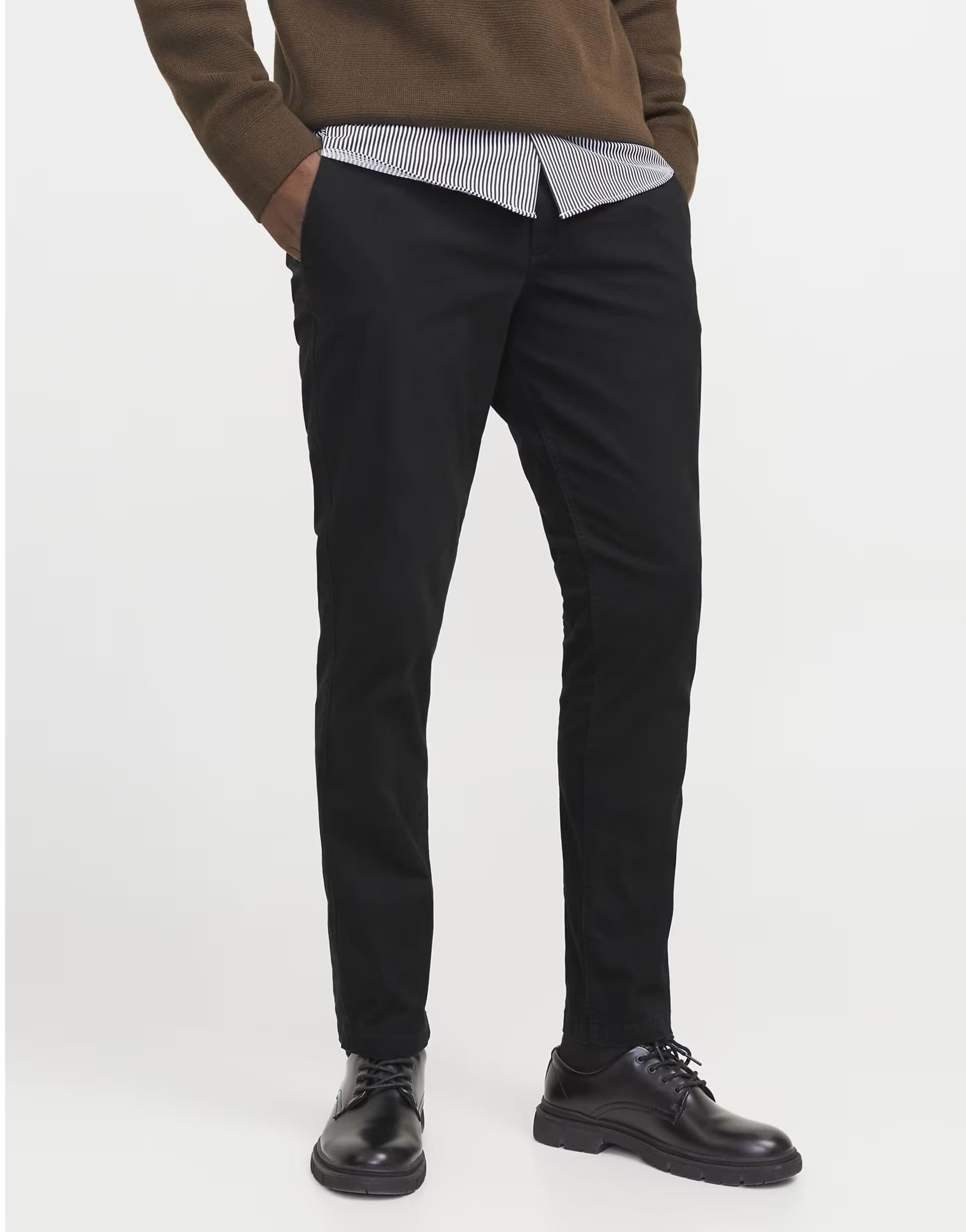ASOS Jack & Jones Classic trousers in black