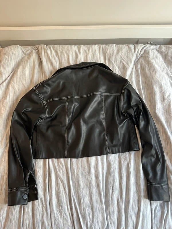 Bershka Faux leather jacket
