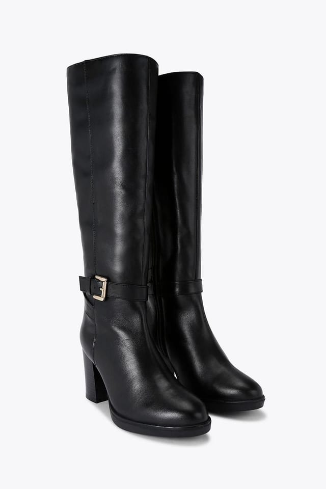 KG Kurt Geiger KG Kurt Geiger Women's 'Sage High Leg' Leather Boots in Black - 2