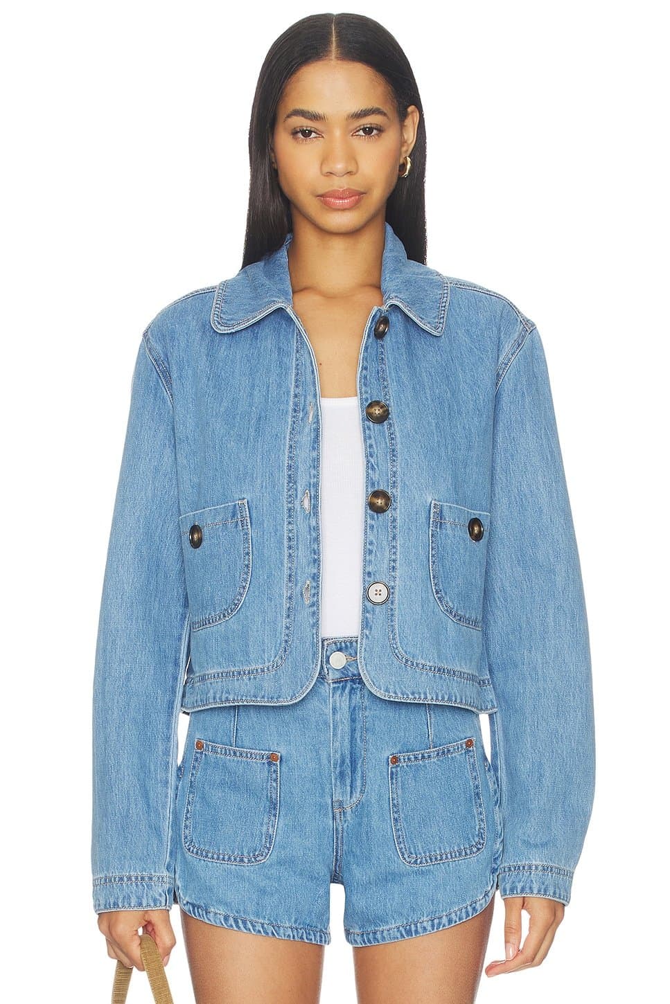 revolve Revolve Denim Jacket in Finish Line