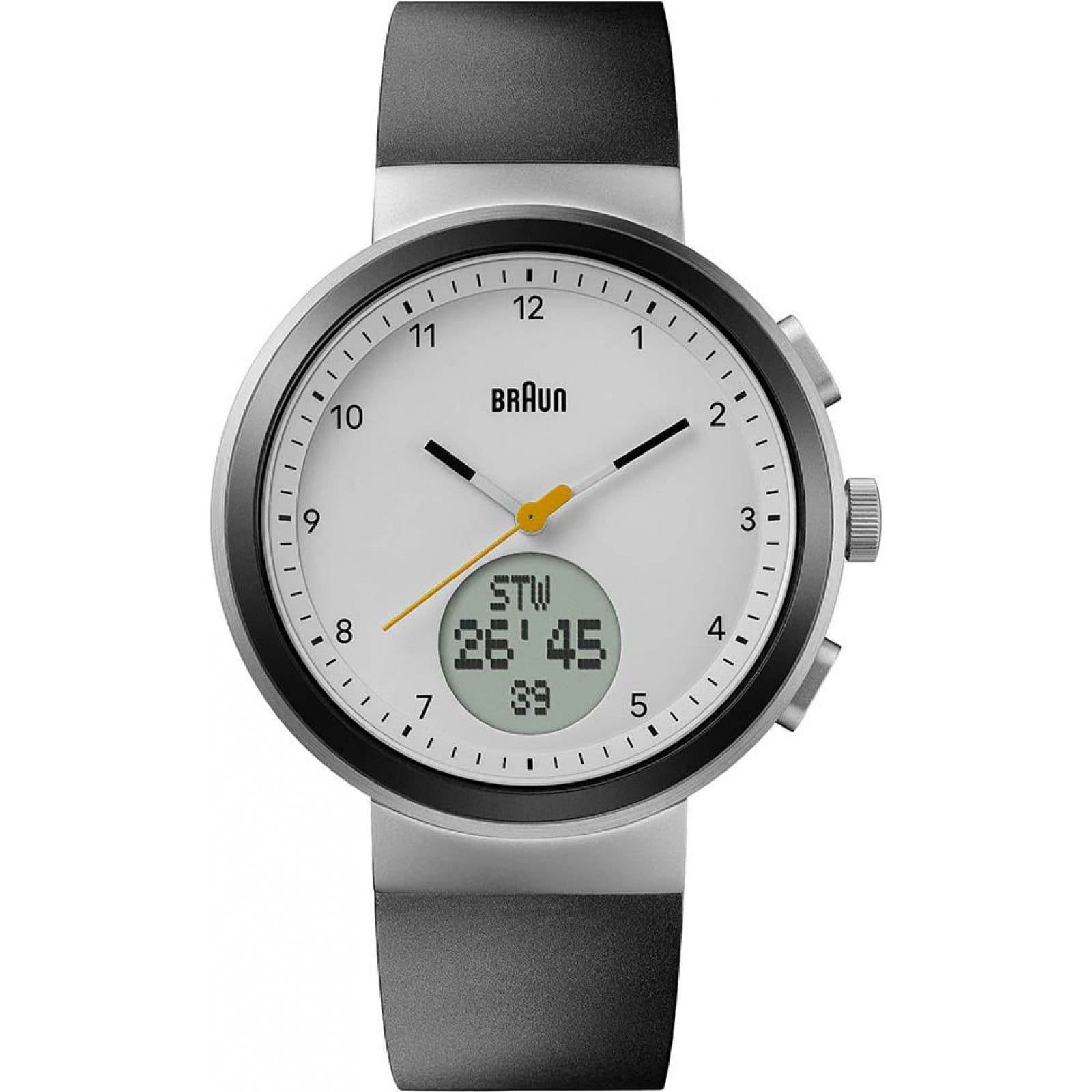 Braun Braun Men's BN0299PWHBKG 45mm Quartz Watch in Black - 4
