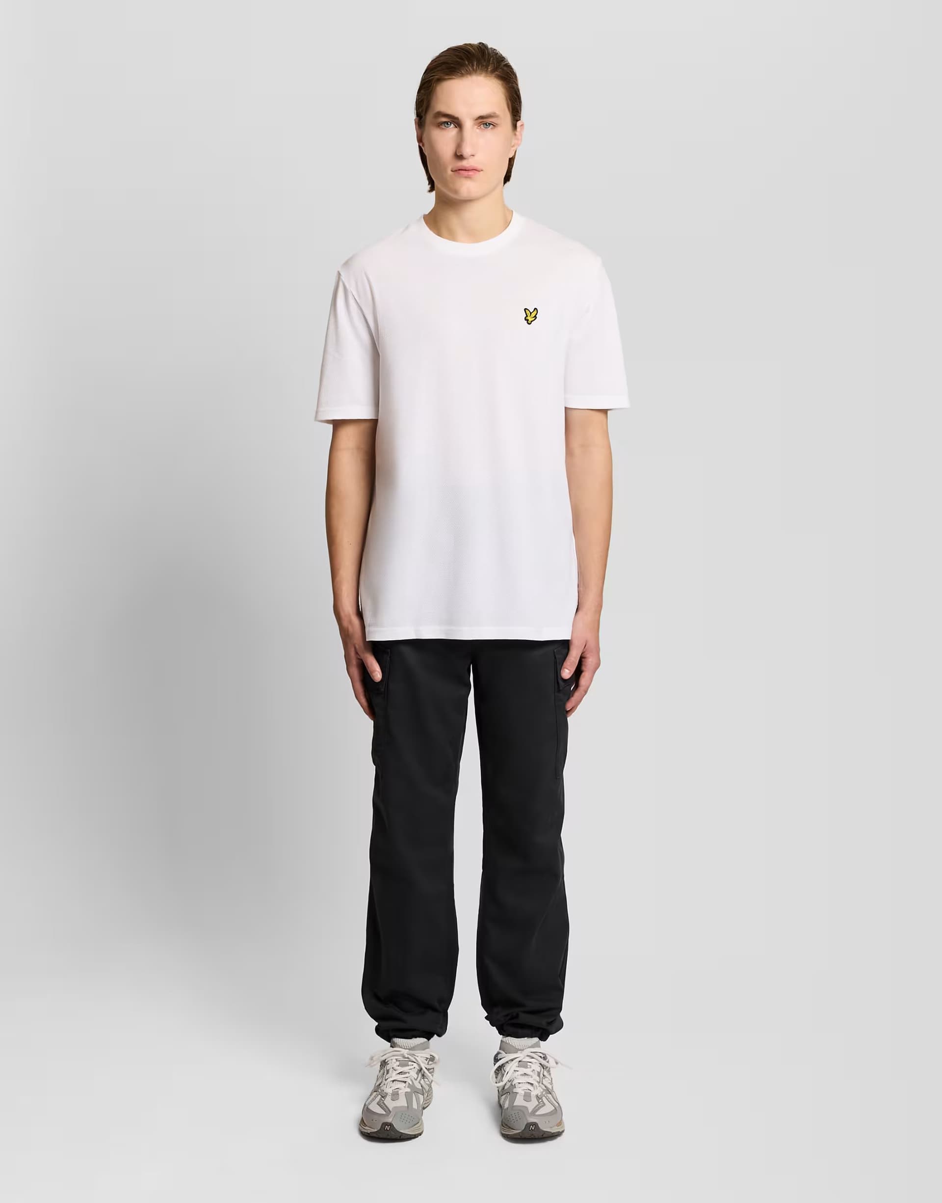 ASOS Lyle & Scott Trousers cuffed cargo trousers in z865 jet black
