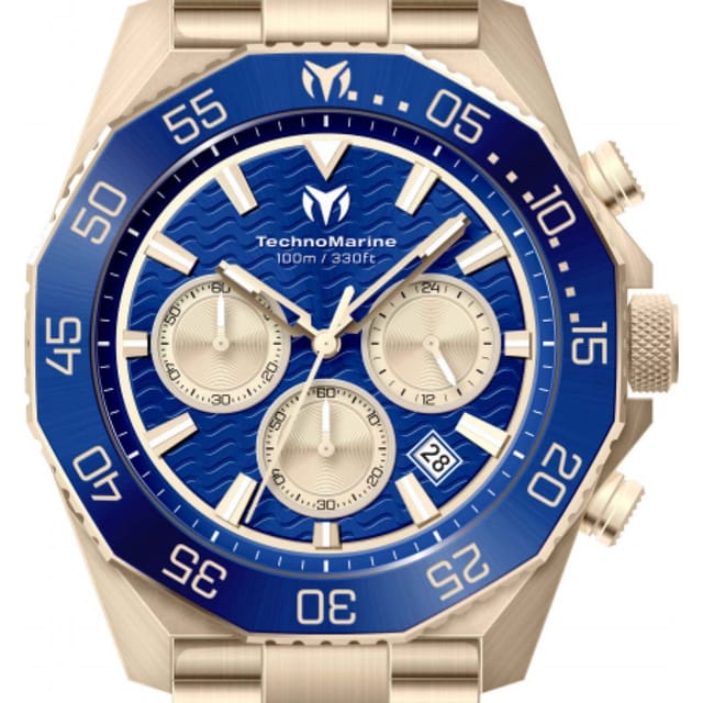 TechnoMarine TechnoMarine Men's TM-225085 Mara Vivo 44mm Quartz Watch in Gold - 2