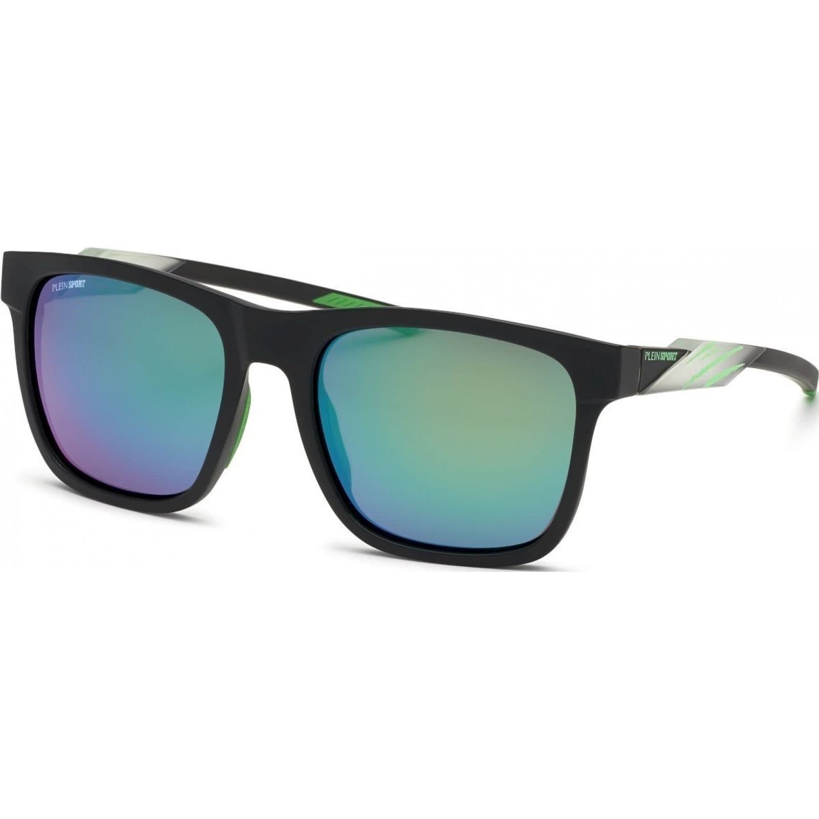 Plein Sport Plein Sport Men's SSP010-56U28Z Square/Rectangle Sunglasses in Black