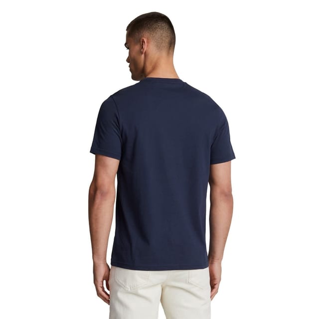 Lyle & Scott Lyle & Scott Men's Contrast Pocket T-Shirt in Navy - 2