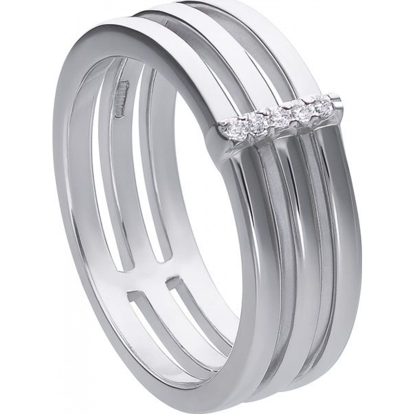 diamonfire Diamonfire Women's 6121061082170 Ring in Silver - 1