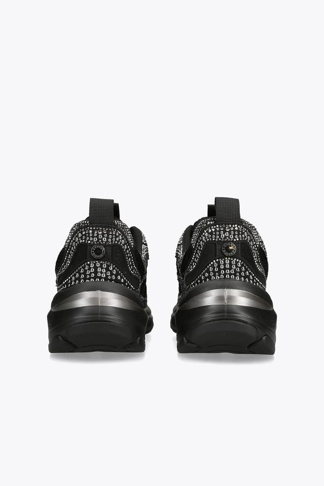 Steve Madden STEVE MADDEN Women's 'Zonar Black' Fabric Trainers in Black - 3