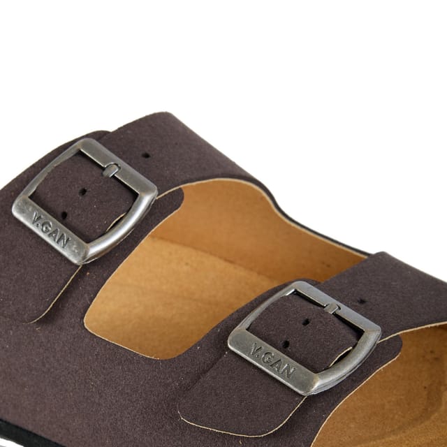 V.GAN V.GAN Men's Mango Comfort Soft Footbed Sandals in Grey - 3