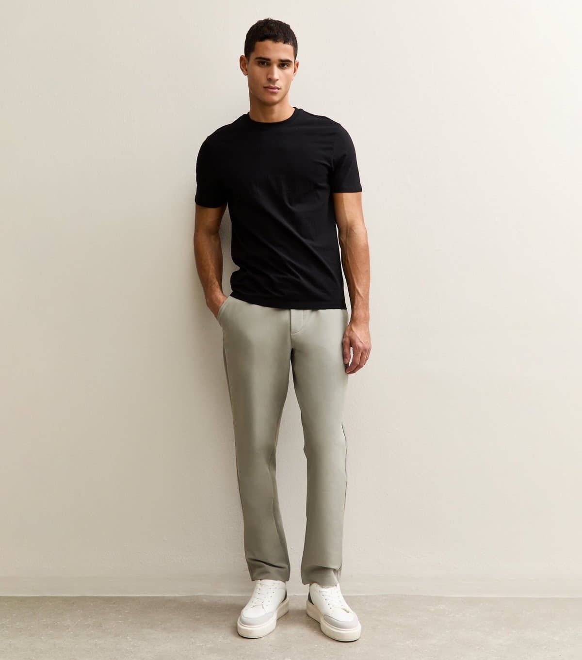 jack & jones Jack & Jones Light Grey Regular Trousers