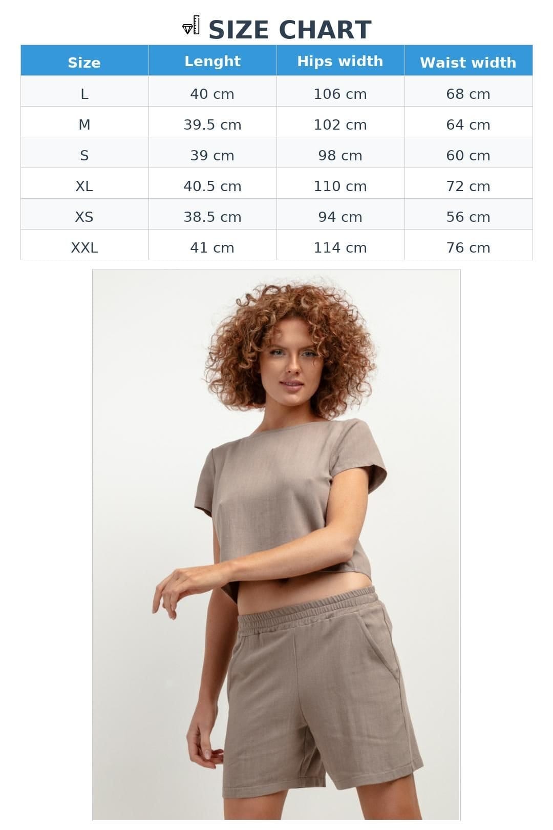 Love Lace Love Lace Women's Linen Blend Shorts for Summer in Brown - 4