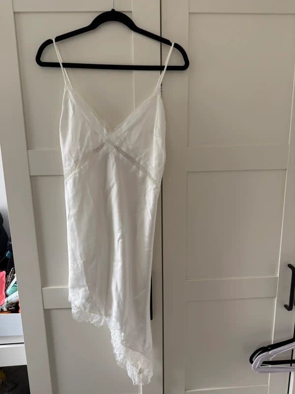 Bershka Bershka white satin dress