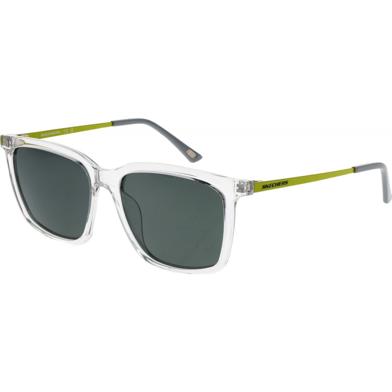 Skechers Skechers Men's SE6282 5326R Square/Rectangle Sunglasses in Clear