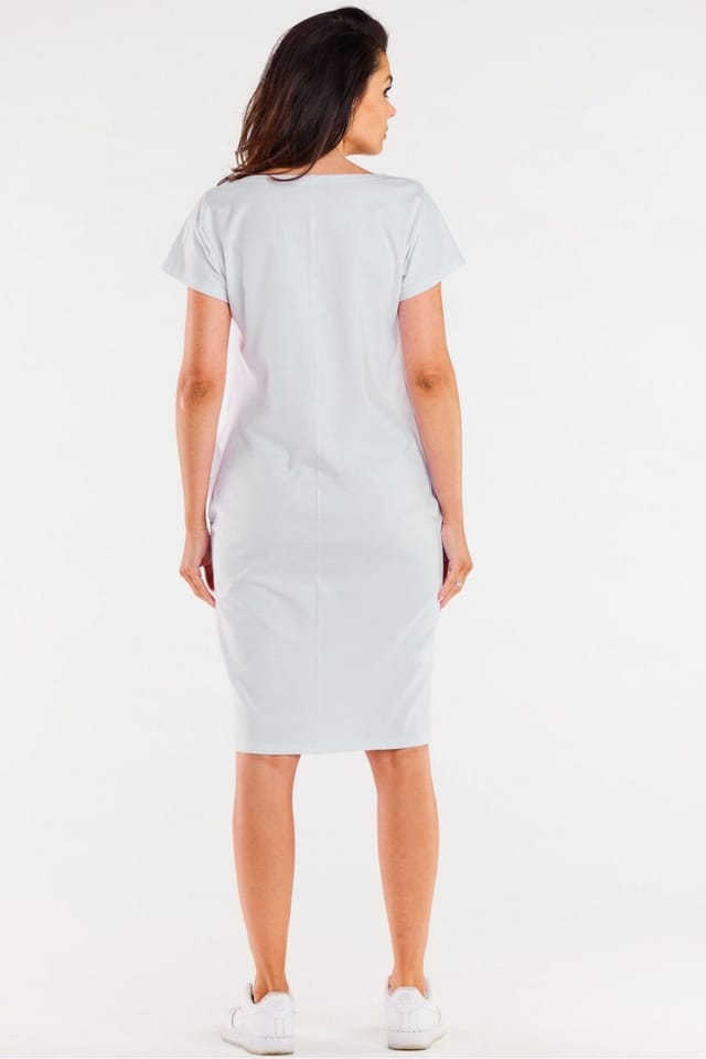 Love Lace Love Lace Women's Cotton Elastane Summer Mini Dress in White - 3