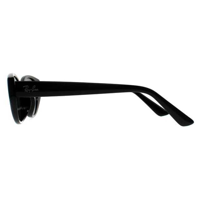 Ray-Ban Ray-Ban Women's Oval Polished Black Dark Grey RB4457D Bio Based - 3