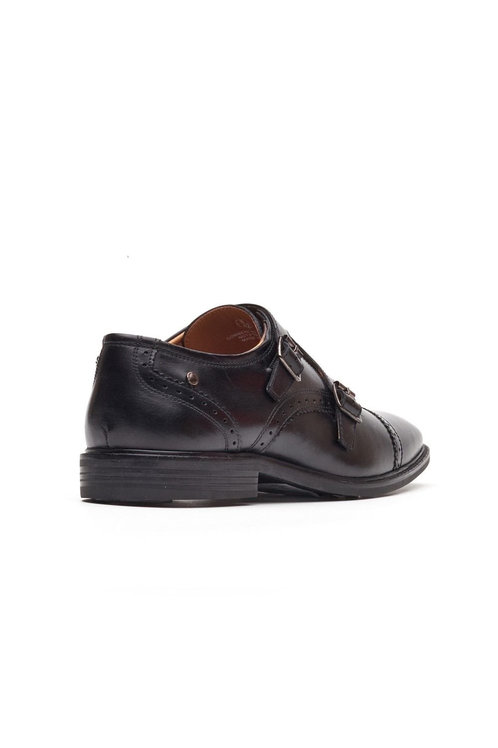 Base London Base London Men's Henley Double Monk Shoe in Black - 2
