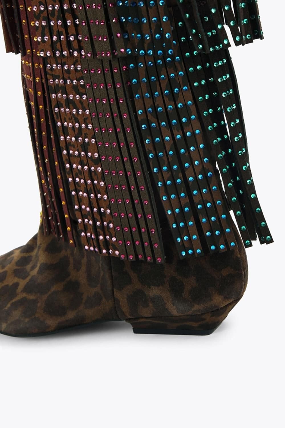Kurt Geiger London Kurt Geiger London Women's 'Western Fringe Pull On' Boots in Dark Brown - 4