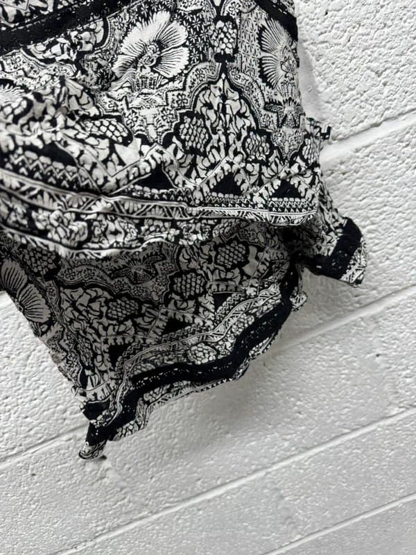 Miss Selfridge Ladies Miss Selfridge Black White Paisley Print Cami Vest UK 14