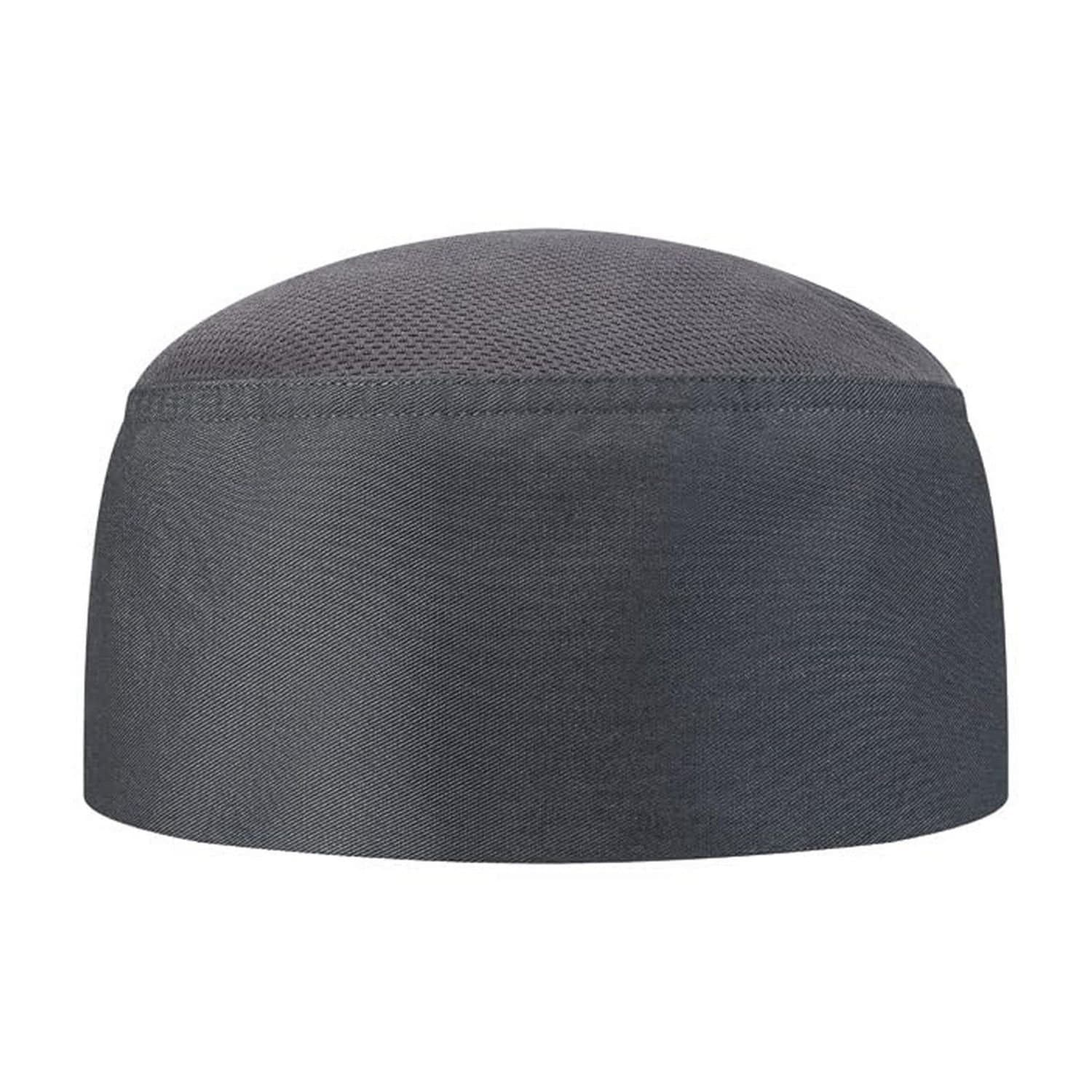 Karlowsky Karlowsky Men's Mesh Insert Chef Hat in Dark Grey