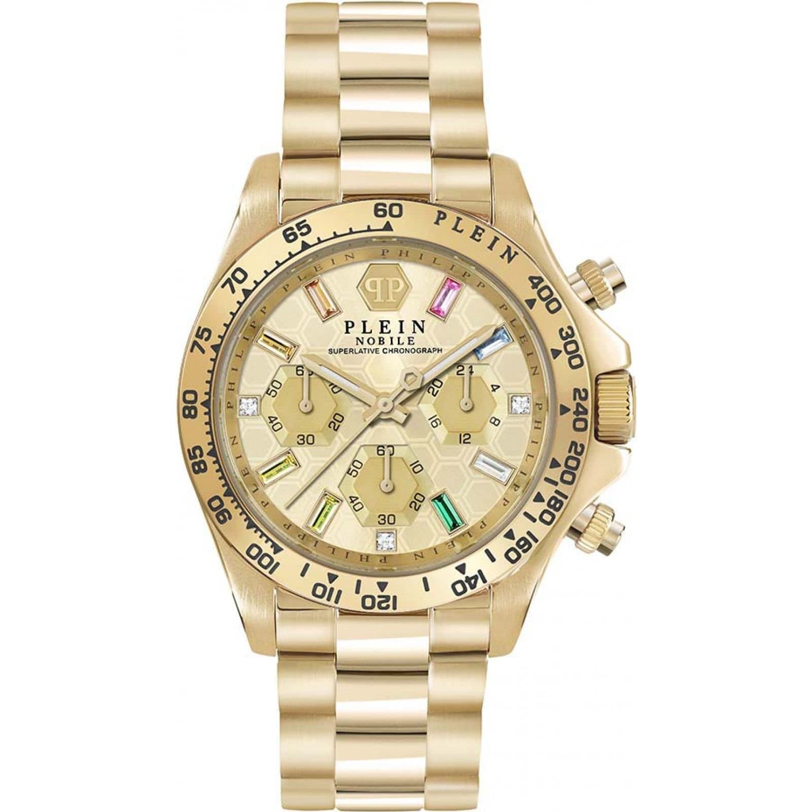 Philipp Plein Philipp Plein Women's PWSBA0223 Nobile 39mm Quartz Watch in Gold