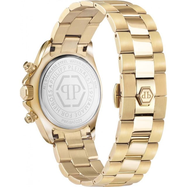 Philipp Plein Philipp Plein Women's PWSBA0223 Nobile 39mm Quartz Watch in Gold - 2