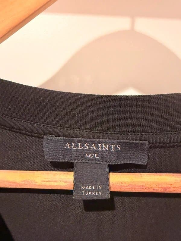 AllSaints AllSaints T-Shirt Bundle x2 – Black & White – Size M – Basic Tee