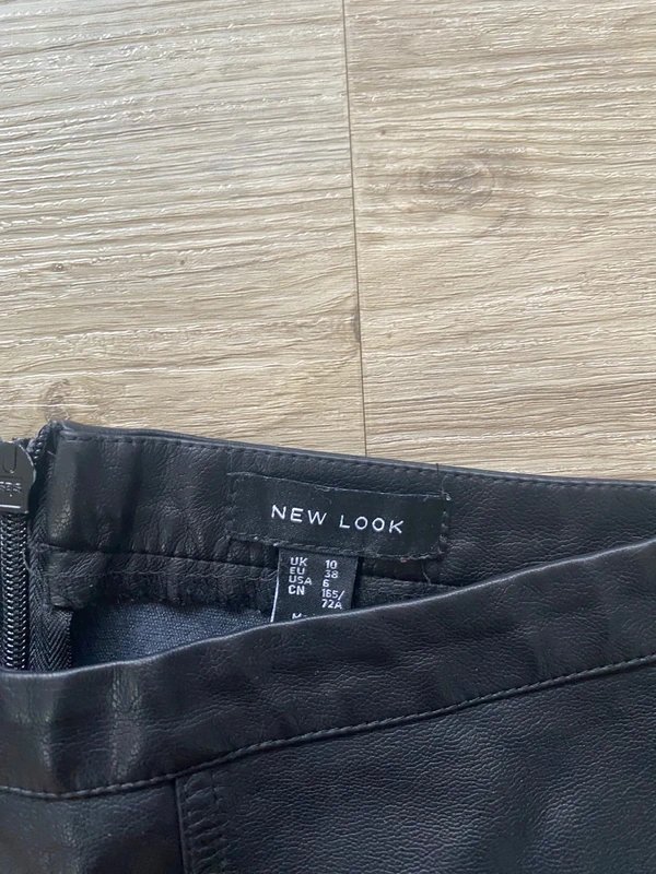 New Look Leather mini skirt - 1
