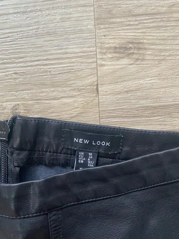 New Look Leather mini skirt