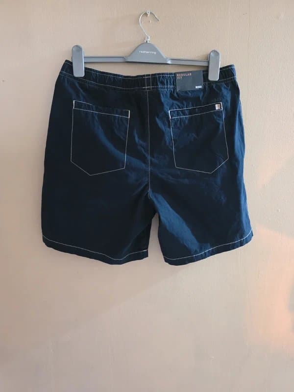 Boss BOSS karlos shorts – dark navy blue – size 38W regular – bnwt – rrp £119
