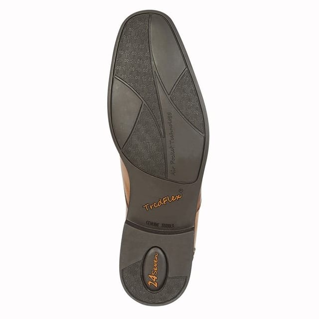 Tredflex Tredflex Men's Leather Brogues in Tan - 2