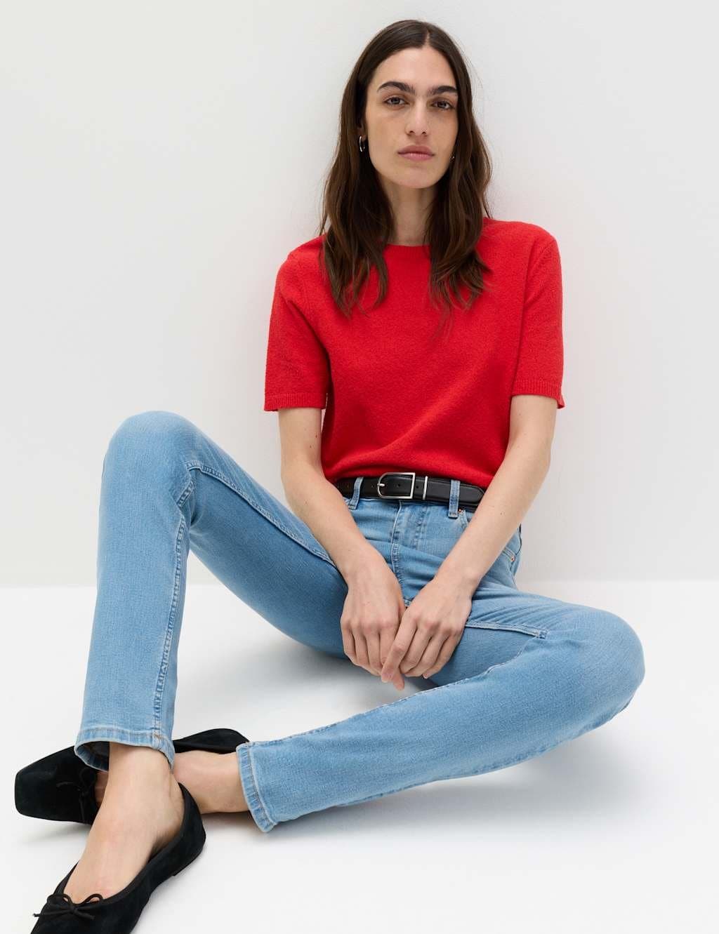 Marks & Spencer M&S Lily Slim Fit Jeans Light Indigo