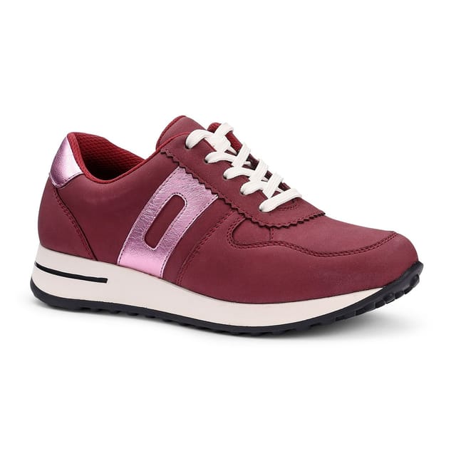 Hotter Hotter Women's 'Revival' Trainers in Maroon - 2