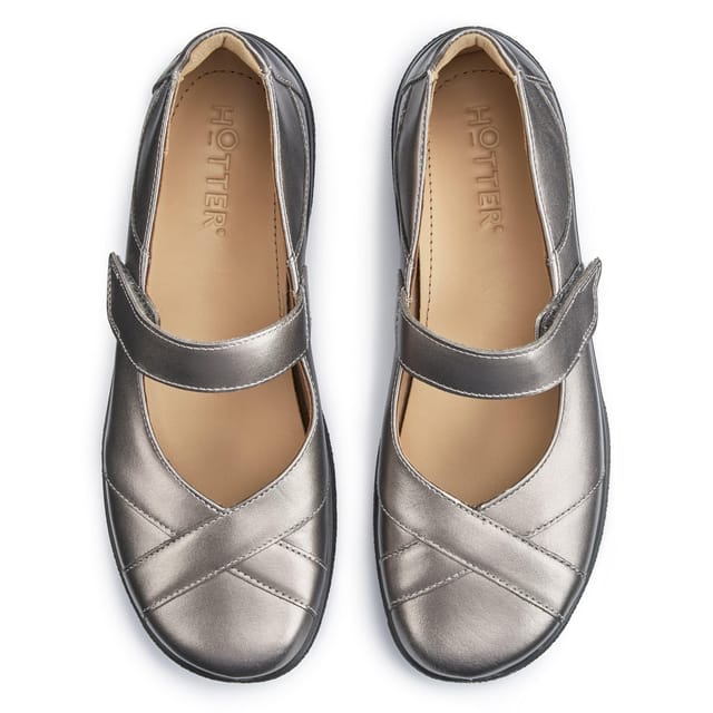 Hotter Hotter Women's 'Hope' Mary Janes in Metallics - 3
